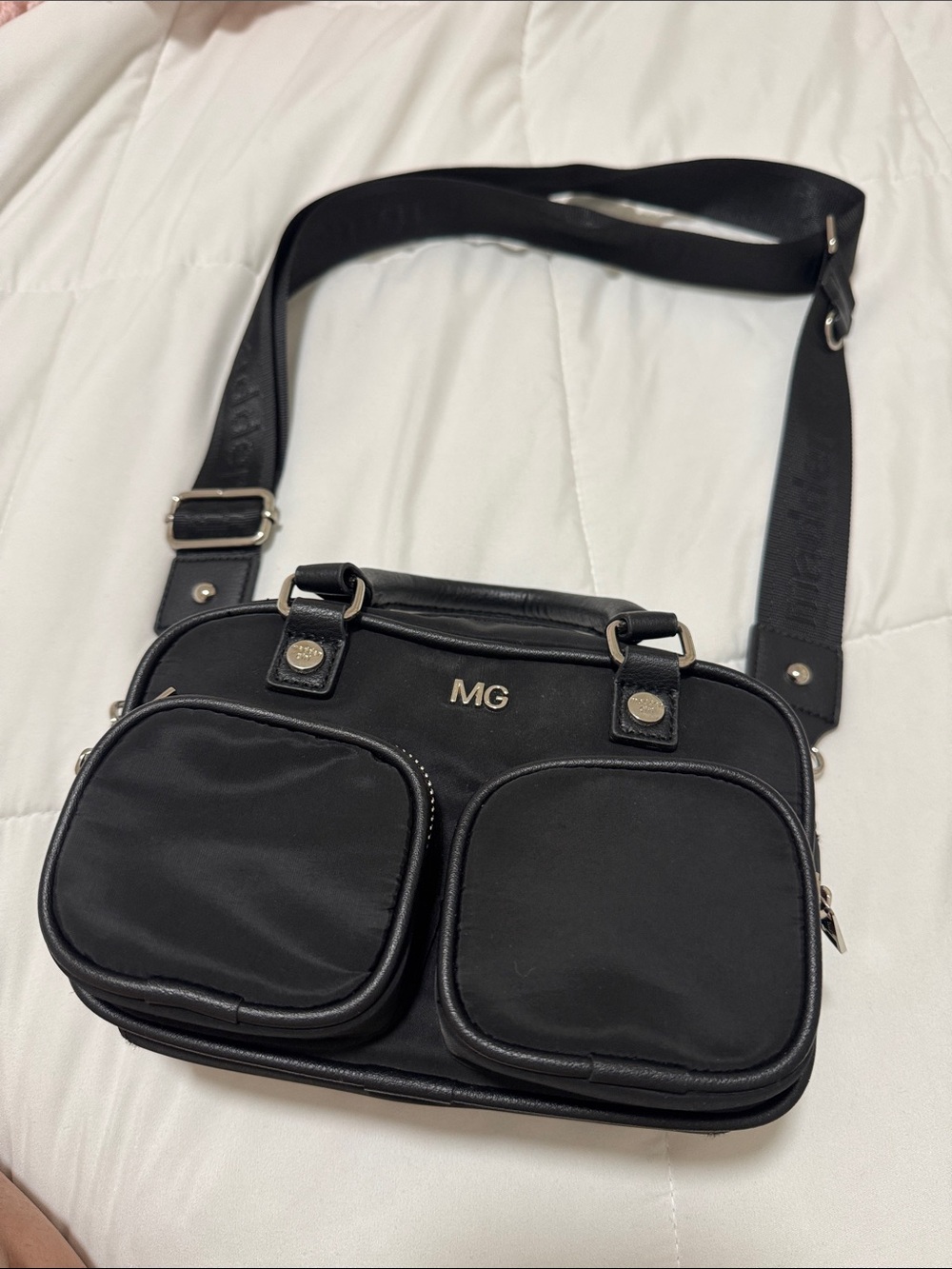 Madden Girl Avery Nylon Camera Crossbody